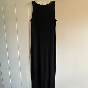 Eileen Fisher Long Jersey Tank Dress Black Size XS Sleeveless